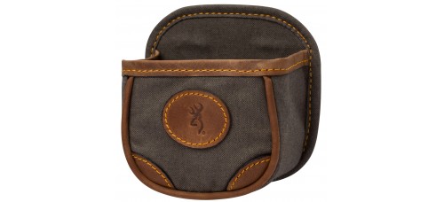 Browning Lona Canvas/Leather Shell Box Carrier - Flint